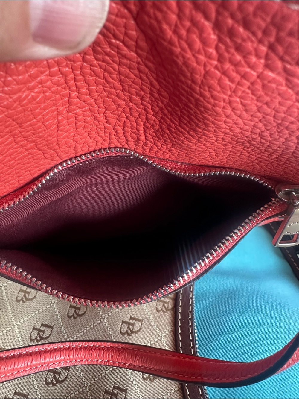Coach Kacey Satchel C6229 Tangerine - Picture 5 of 7